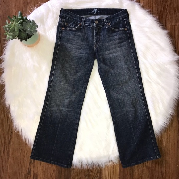 7 For All Mankind Denim - 7 FOR ALL MANKIND | Cropped Denim Jeans 7FAM Size 25 / 2